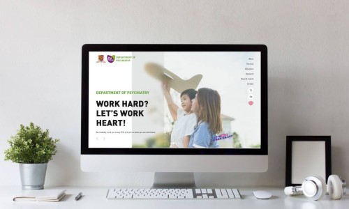 Web Design: CUHK - Department of Psychiatry