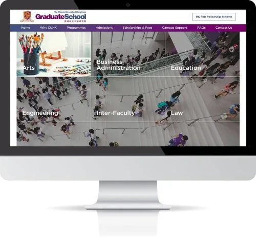 Web Design: CUHK Graduate School | Postgraduate Admissions